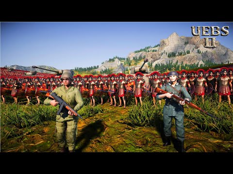 WW2 TROOPS & CENTURIONS vs 4,000,000 ORCS & ZOMBIES | Ultimate Epic Battle Simulator 2 | UEBS 2