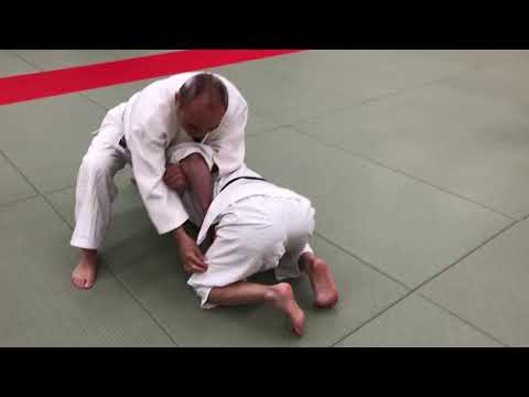 【JUDO】鴨柔会　寝技で腕がらみ→腕ひしぎ十字固め→変形袈裟固め