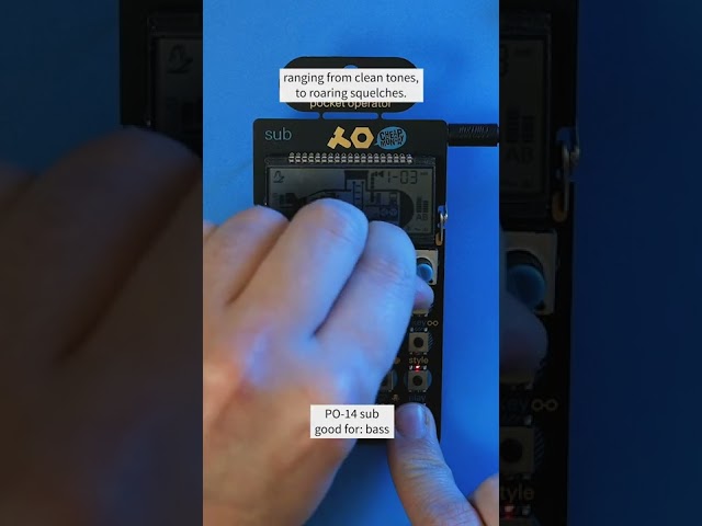 Vídeo relacionado con Teenage engineering - Po14 sub Sintetizador de línea de bajo