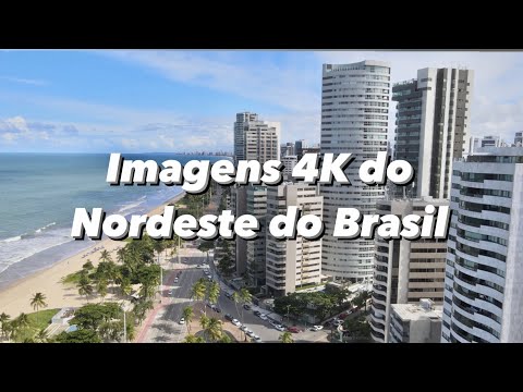 Imagens 4K do Nordeste do Brasil (gravado com drone)