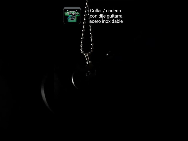 Vídeo relacionado con Genérico con colgante acolchado de guitarra Strange Things con colgante con púa de guitarra Disfraz Cospaly Jewelry Collares Hombre (Red, One Size)