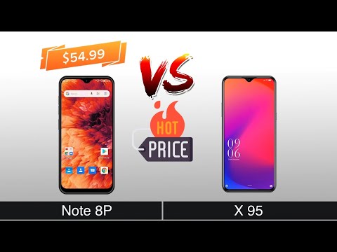 Ulefone Note 8P VS X95 + Note 8P VS Redmi Note 8