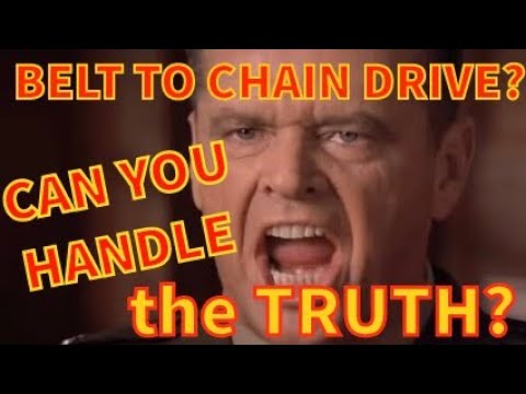 Harley Chain Drive Conversion - BELT VS CHAIN - Do YOU Really Need It? Kevin Baxter - Baxters Garage