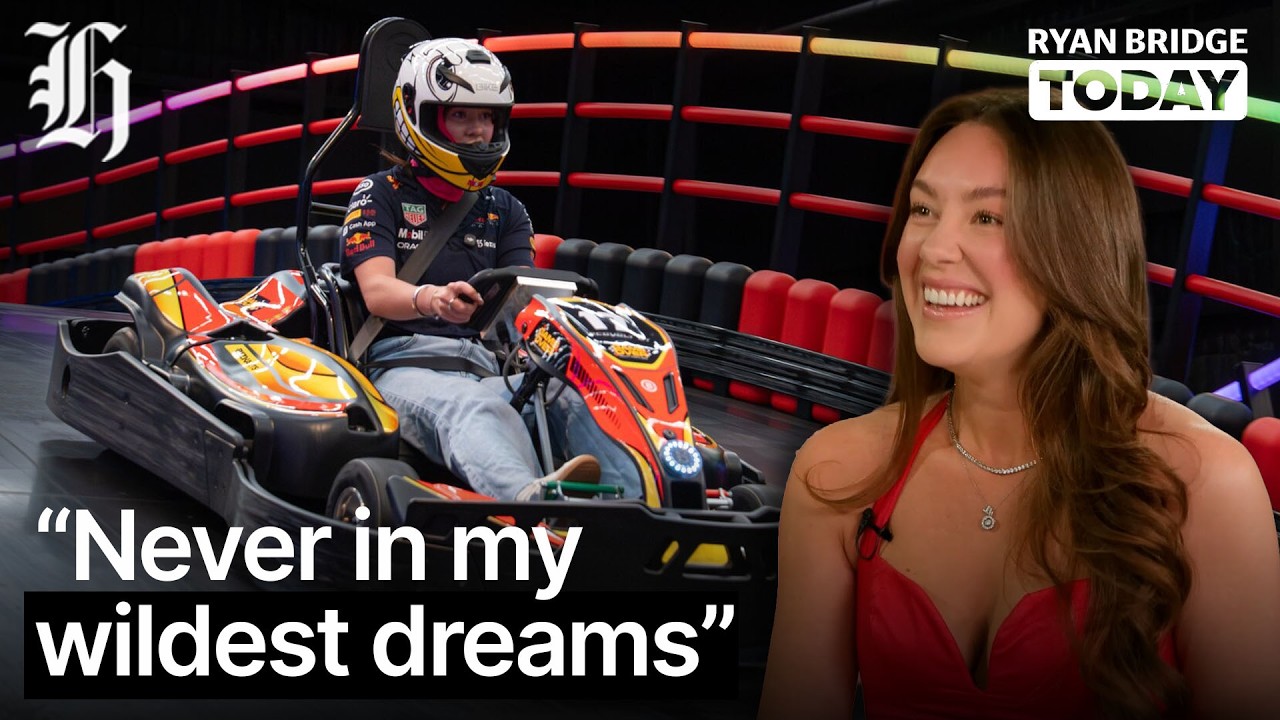'Never in my wildest dreams' Kiwi takes on Max Verstappen in go-kart race | Ryan Bridge TODAY