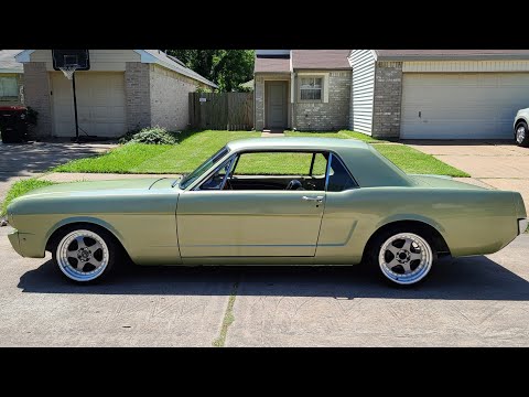 66 MUSTANG GETS NEW WHEELS!