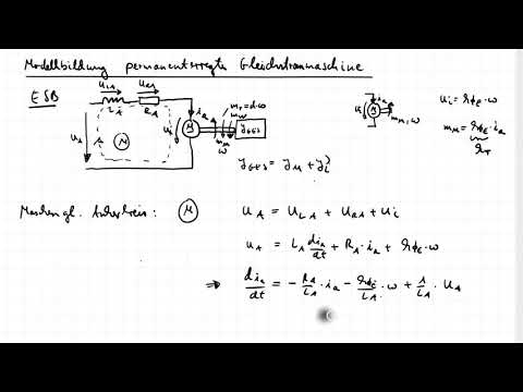 Modellierung PM DC Motor - Teil 1 - Zustandsraummodell