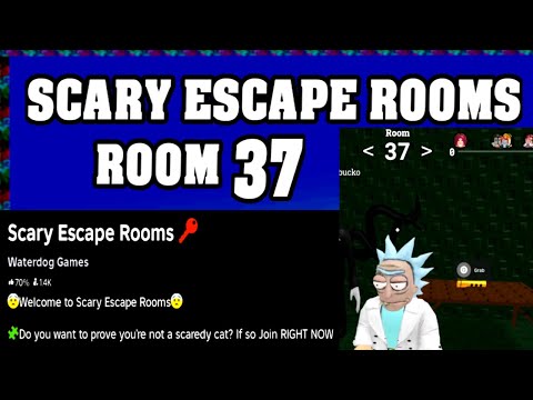 ROOM 37 SCARY ESCAPE ROOMS Roblox Walkthrough [Full Guide English] 🗝️