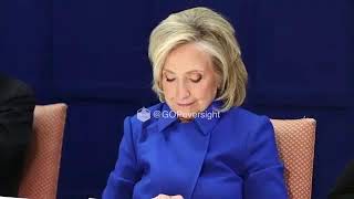 Hillary Clinton Heated Deposition