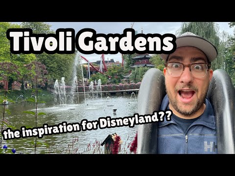 Americans visiting Tivoli Gardens in Copenhagen, Denmark - First Impressions!