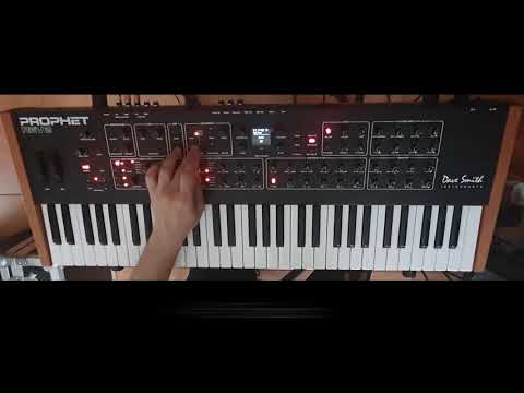 DSI Sequential Prophet Rev2 - No talking demo of all the internal Factory Banks sequences - Part 1/4