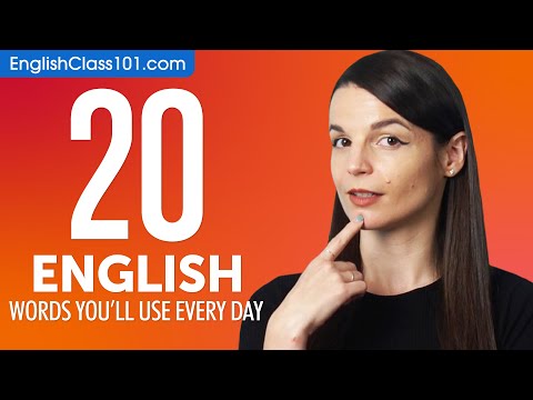 10 English Words You ll Use Every Day Basic Vocabulary 41