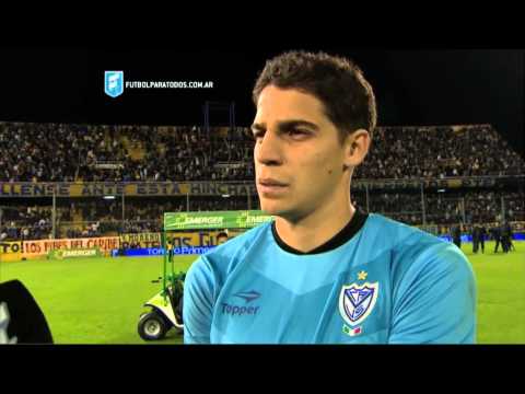 "Fue un partido parejo". Central 0 - Vélez 0. Fecha 17. Primera División 2015. FPT