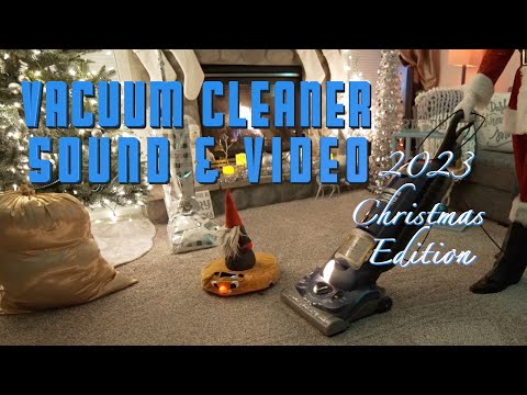 Vacuum Cleaner Sound and Video 2023 Christmas Special - 3 Hours Relaxing Holiday Vacuuming