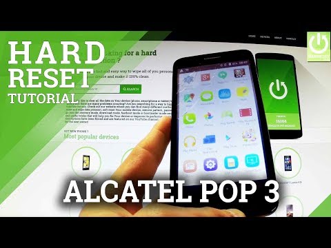 How to Hard Reset ALCATEL OneTouch Pop 3 - Restore Factory Settings