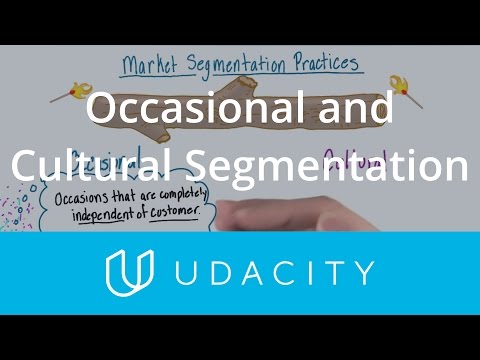Market Segmentation Occasional and Cultural | Understand the User | App Marketing | Udacity