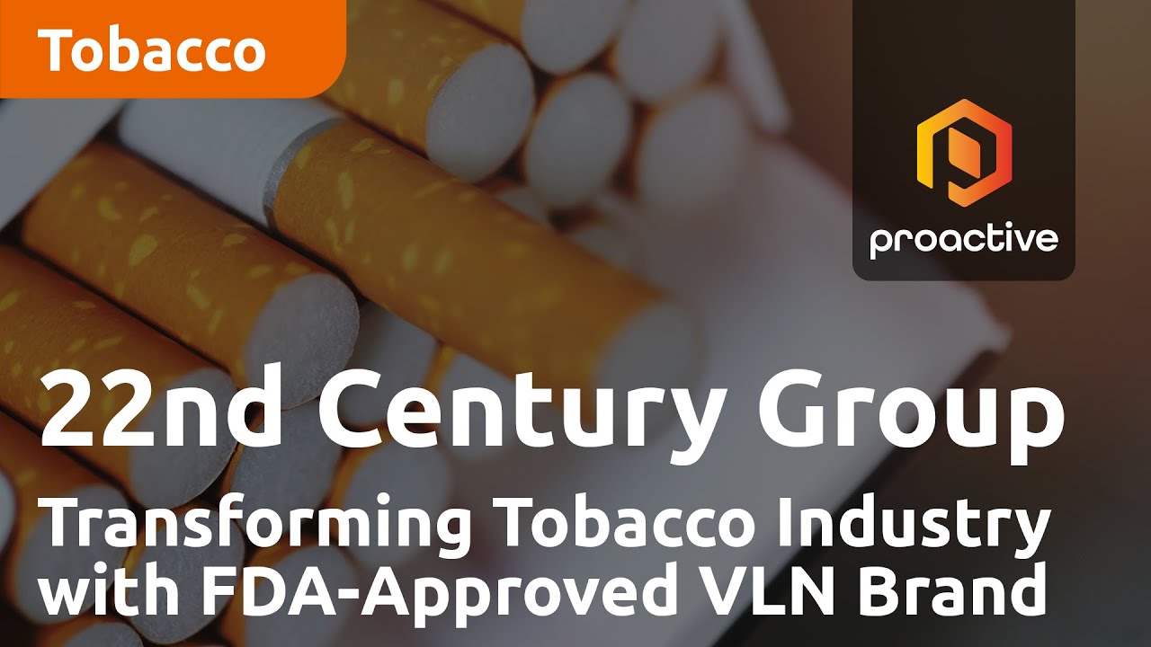 22nd Century Group CEO Larry Firestone: Transforming Tobacco Industry with FDA-Approved VLN Brand