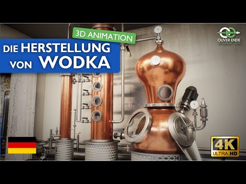 Die Herstellung von Wodka - 3D Animation über die Produktion des Wässerchens