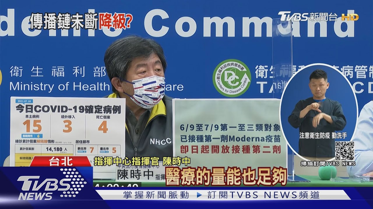 若7/26降級「本週宣布」　陳時中曝：不以清零為目標