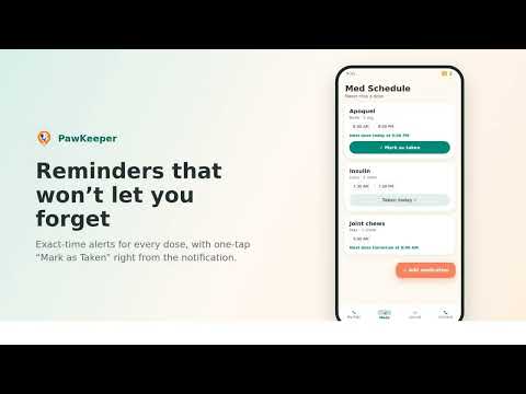 PawKeeper: Pet Health Tracker video thumbnail