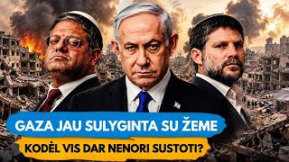 Gaza jau paversta griuvėsiais – kodėl Izraelis vis dar nesustoja?
