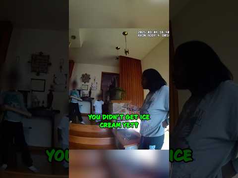 Kid Calls Cops on Mom After She Ate All the Ice Cream - Unexpected Police Moment #shorts