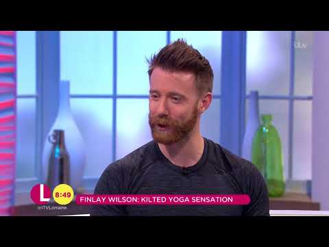 Finlay Wilson the Kilted Yoga Sensation | Lorraine
