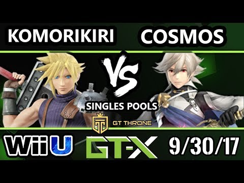 GTX 2017 Smash 4 - 2GG | Komorikiri (Cloud) vs Cosmos (Corrin) - Wii U Pools