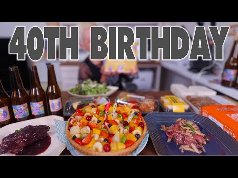 【大食い】オリジナルビールで乾杯🍻 デパ地下で好きなもの買いまくって食べまくる40歳の誕生日いわい。【ロシアン佐藤】