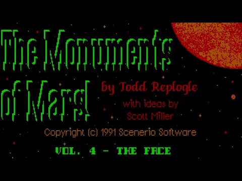 THE MONUMENTS OF MARS! - VOL. 4 - THE FACE (PC DOS) (1991) - Longplay [1080p] (uncommented)