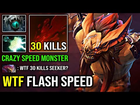 THE FLASH IS BACK Ultrasonic 30 KILLS Bloodseeker Craziest 7.30d Flash Speed 10K MMR Dota 2