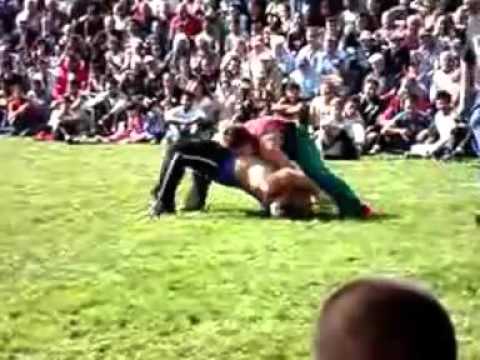 Stanka Zlateva 72 kg 160 lb vs Man 136 kg 300 lb