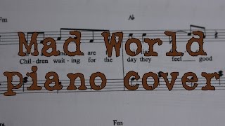 How to play Mad World (Roland Orzabal) on the piano