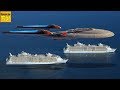 The REAL SIZE Of STAR TREK SHIPS Pt 1 Federation Vessels