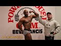 NPC Classic Physique Competitor Rickoy Palmer Posing At Bev Francis Powerhouse Gym