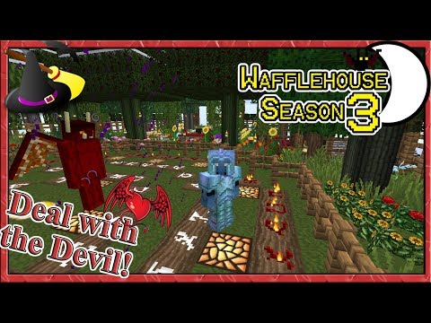 DakoGuyver - Deal with the Devil! Getting a Demon Heart! ~ WaffleHouse S3 #7 ~ Minecraft Witchery Mod