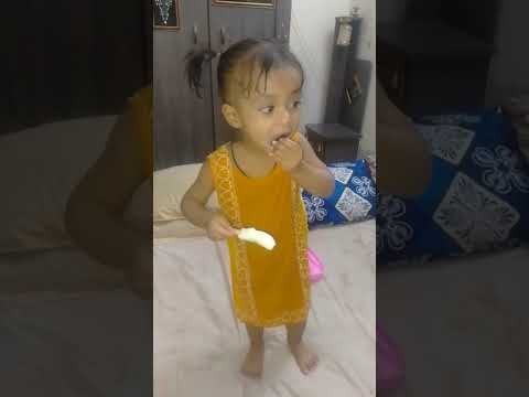 Warisha Eating Ice Cream 🍨