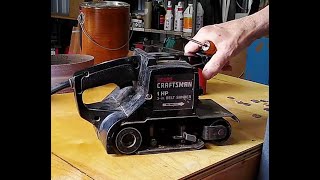 Craftsman Belt Sander   Lubing Bearings Will Make Your Tools Last Forever