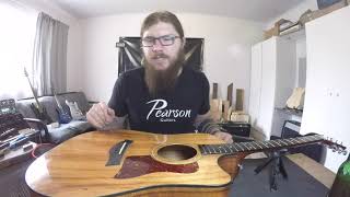 Video thumbnail for Taylor 320CE Expression System 1 w/AA Batteries Gets Fixed!! by Mitch Pearson