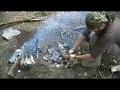 Primitive Bushcraft Whole Chicken Cooked In Ground Oven Self Reliance