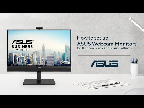 Monitorius ASUS BE24EQSK vaizdo konferencijos 23,8 colio WLED IPS FHD 1920x1080 16:9 1000:1 300cd/m2 internetinė kamera Mic 1xHDMI 1xDP video