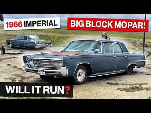 1966 Crown Imperial Abandoned for 21 Years! Mopar Big Block! Will It Run?!? Demo Car!