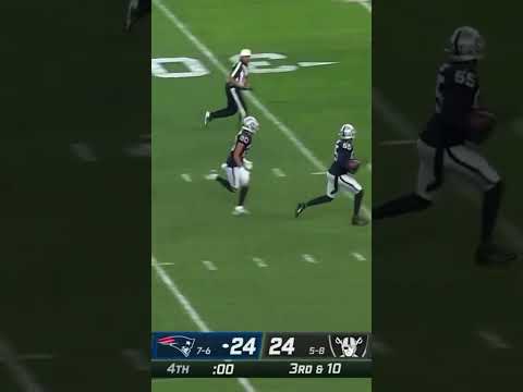Chandler jones picks off Myers’s and stiff arms Mac jones to get thrilling winner as time expires