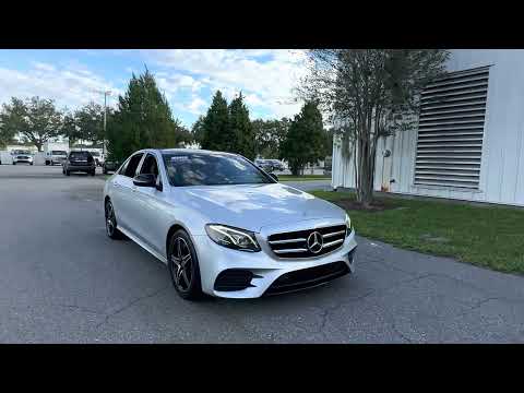 2018 Mercedes-Benz E 400 Sedan Silver