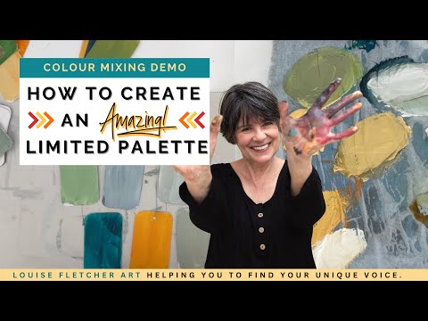 Colour Mixing Demo: How to create an amazing limited palette