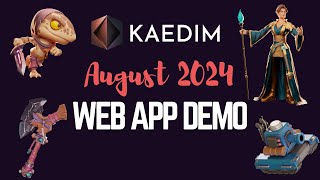 Kaedim Web App Demo | August 2024