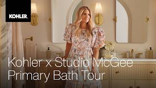 Kohler Studio McGee Primary Bathroom Tour with Shea McGee
