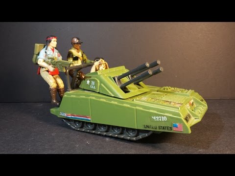 HCC788 - 1985 Mini-tank ARMADILLO - Vintage g. I. Joe toy review! HD S02E23