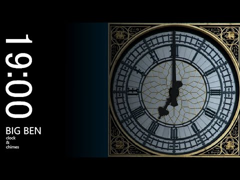 Big Ben (19:00) chimes and clock | Big Ben Digital