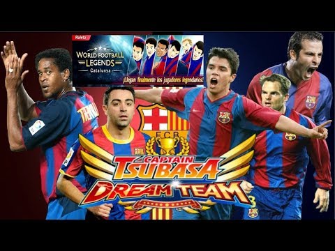 Catalunya Skills (kluivert, Xavi, Giuly, Saviola y Frank de Boer) Captain Tsubasa Dream Team