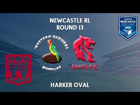 2018 Newcastle RL 1st Grade Round 13 - Western Suburbs Rosellas v South Newcastle Lions
